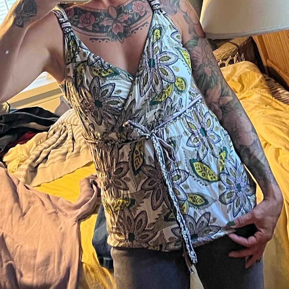 Floral Print Women's Top